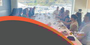 Platform for care leaders luncheon